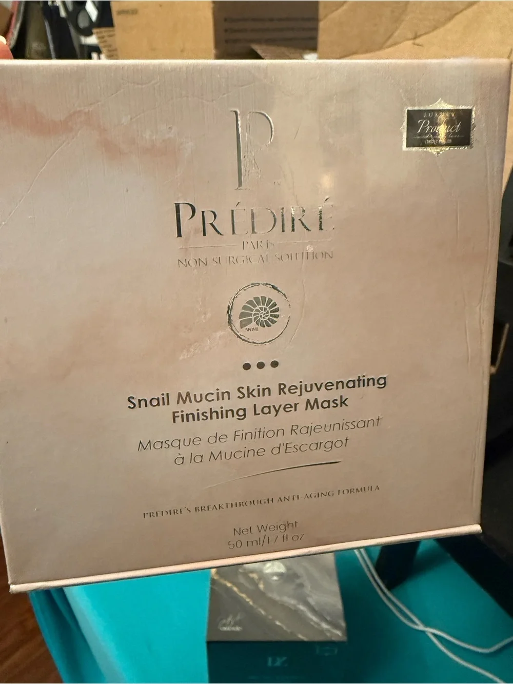 Snail Mucin Skin Rejuvenating Finishing Layer Mask - Pale Pink